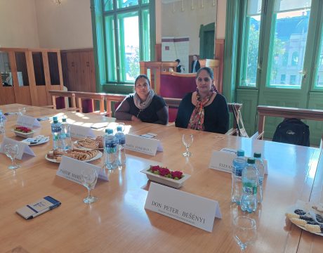 At the meeting with the European Commissioner for Equality, we talked about the segregation of Roma in schools and hospitals