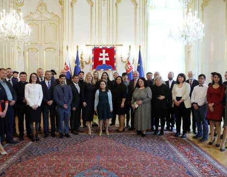 We took part in the meetings with the Slovak president and foreign embassies