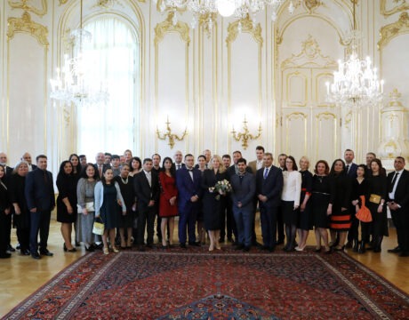We were at the New Year’s meeting with the President of the Slovak Republic