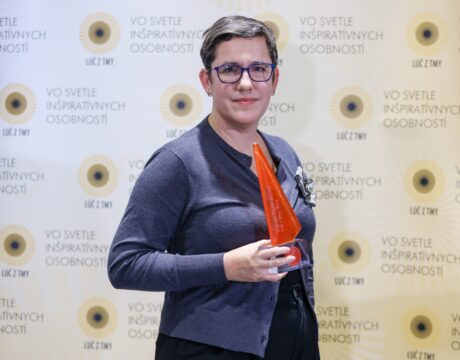 OUR COLLEAGUE VANDA DURBÁKOVÁ RECEIVED THE AWARD LÚČ Z TMY 2024