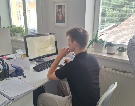 We also have an intern from the faculty of law at UPJŠ on our team this year